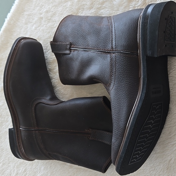 Men's Brown Trail Guide Leather Boots - Picture 7 of 11